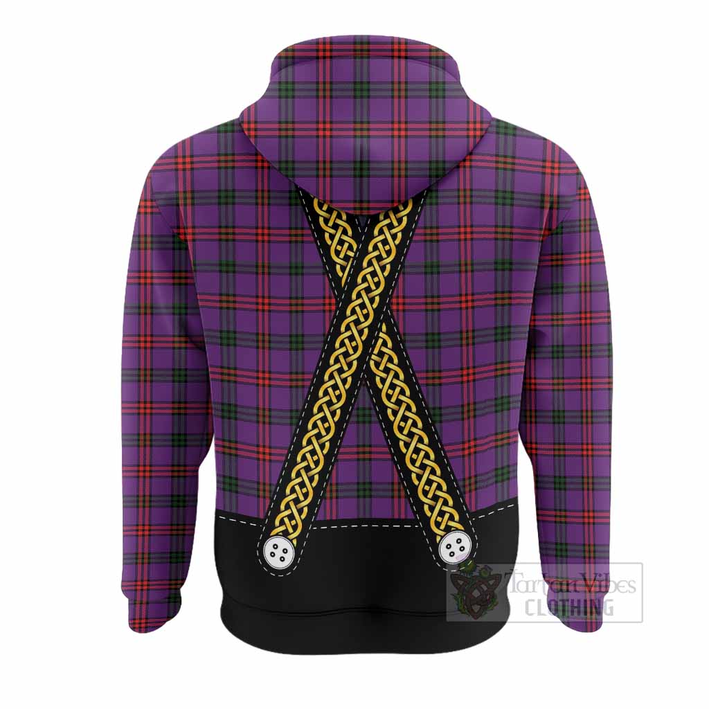 Montgomery Tartan Lederhosen Costume Hoodie Scotland Celtic Knot Motif