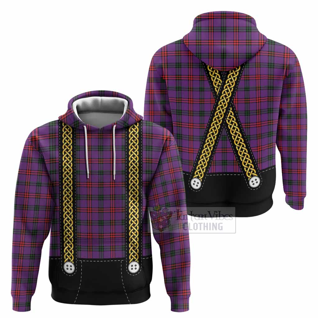 Montgomery Tartan Lederhosen Costume Hoodie Scotland Celtic Knot Motif