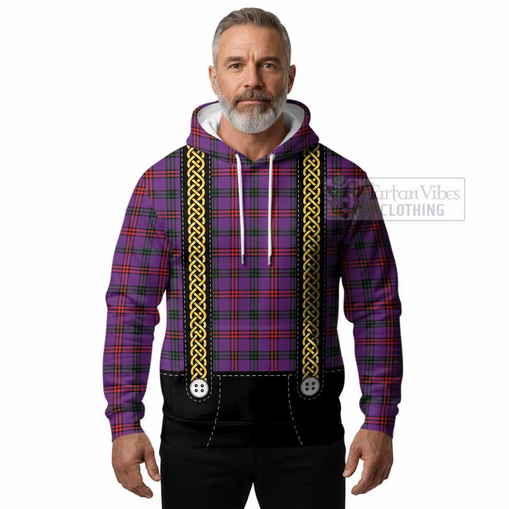 Montgomery Tartan Lederhosen Costume Hoodie Scotland Celtic Knot Motif