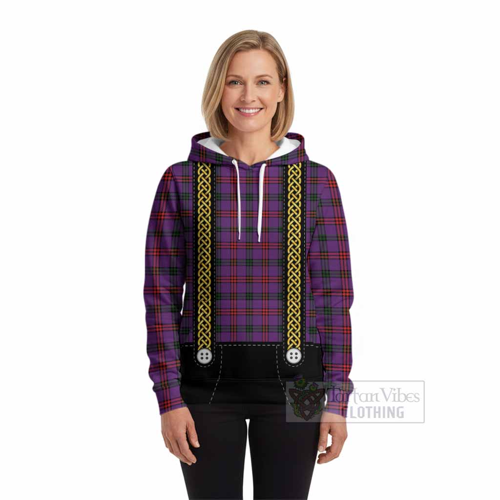 Montgomery Tartan Lederhosen Costume Hoodie Scotland Celtic Knot Motif