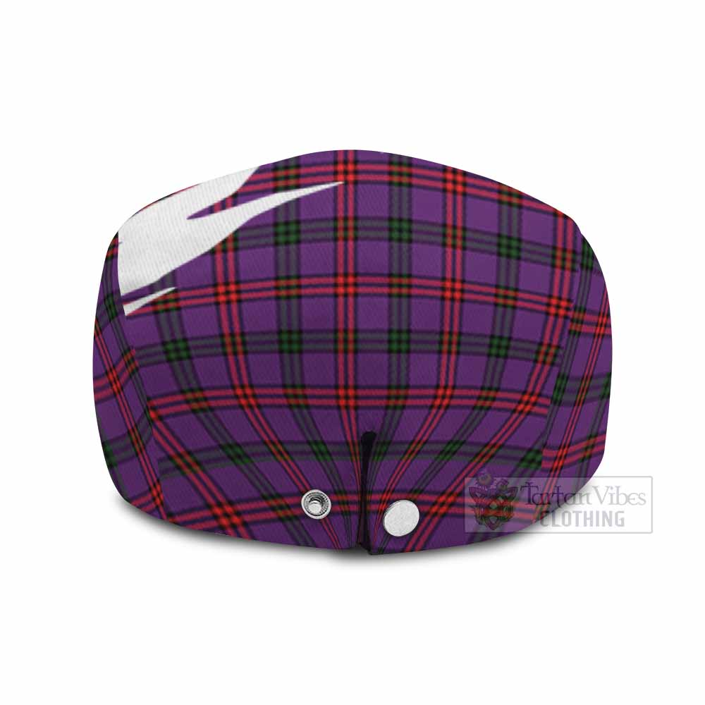 Montgomery Tartan Loch Ness Monster Scottish Heritage Art Flat Cap, Jeff Cap