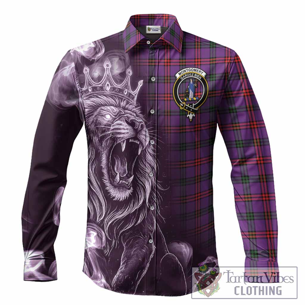 Montgomery Tartan Long Sleeve Button Shirts Roaring Lion Heritage