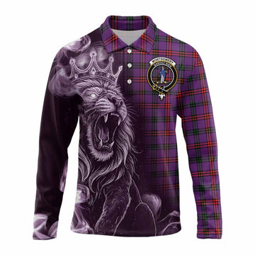 Montgomery Tartan Long Sleeve Polo Shirt Roaring Lion Heritage