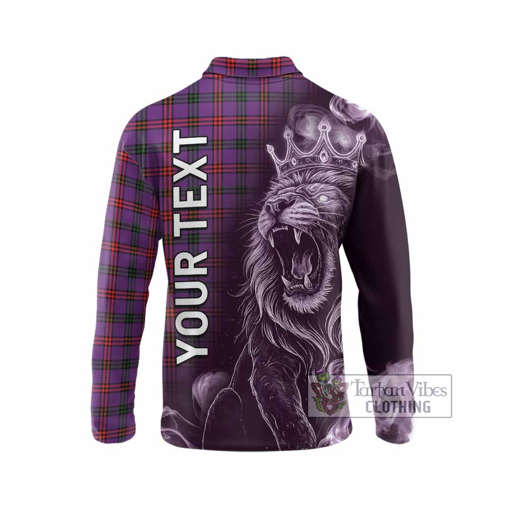 Montgomery Tartan Long Sleeve Polo Shirt Roaring Lion Heritage