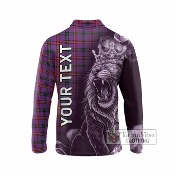 Montgomery Tartan Long Sleeve Polo Shirt Roaring Lion Heritage