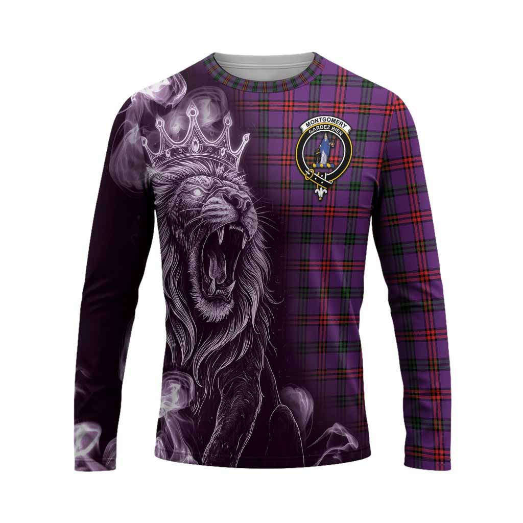 Montgomery Tartan Long Sleeve T-Shirt Roaring Lion Heritage