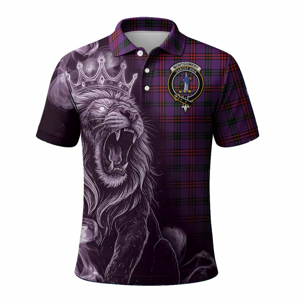 Montgomery Tartan Polo Shirt Roaring Lion Heritage