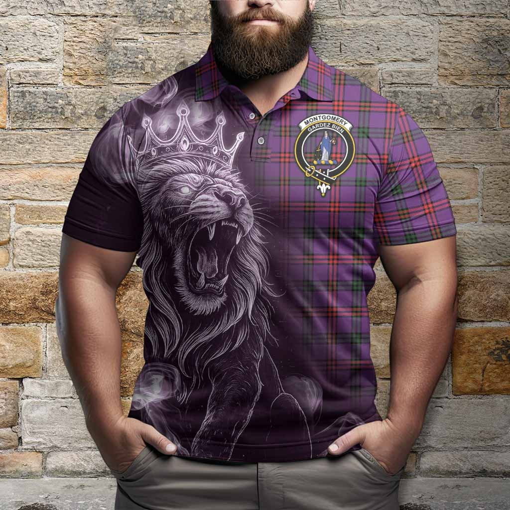 Montgomery Tartan Polo Shirt Roaring Lion Heritage