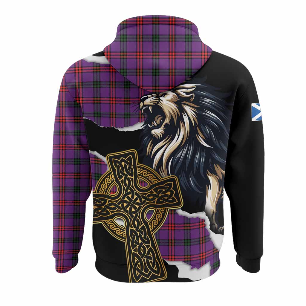 Montgomery Tartan Scottish Hoodie Lion Celtic Heritage