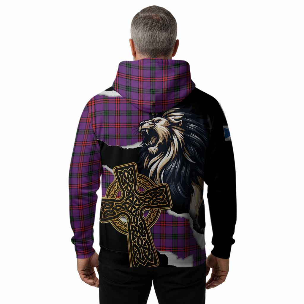 Montgomery Tartan Scottish Hoodie Lion Celtic Heritage