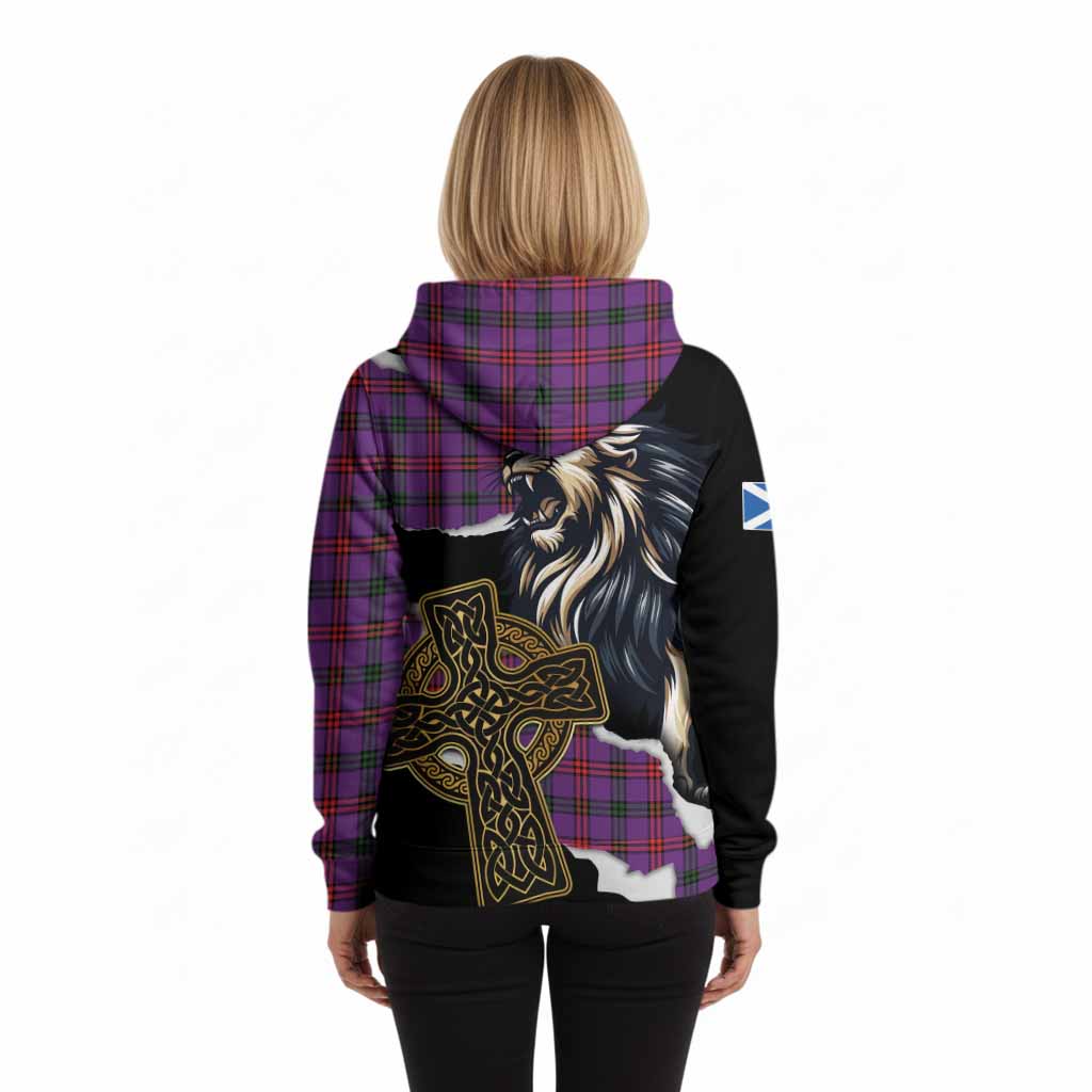 Montgomery Tartan Scottish Hoodie Lion Celtic Heritage