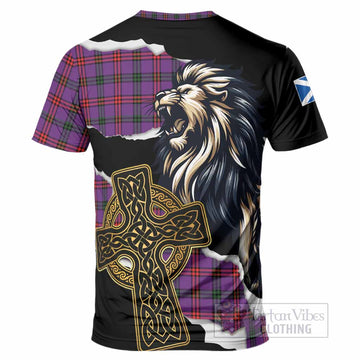 Montgomery Tartan Scottish T-Shirt Lion Celtic Heritage