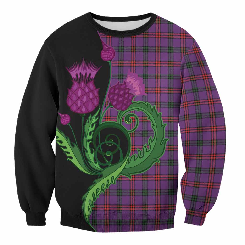 Montgomery Tartan Sweatshirt Traditional Scottish Thistle