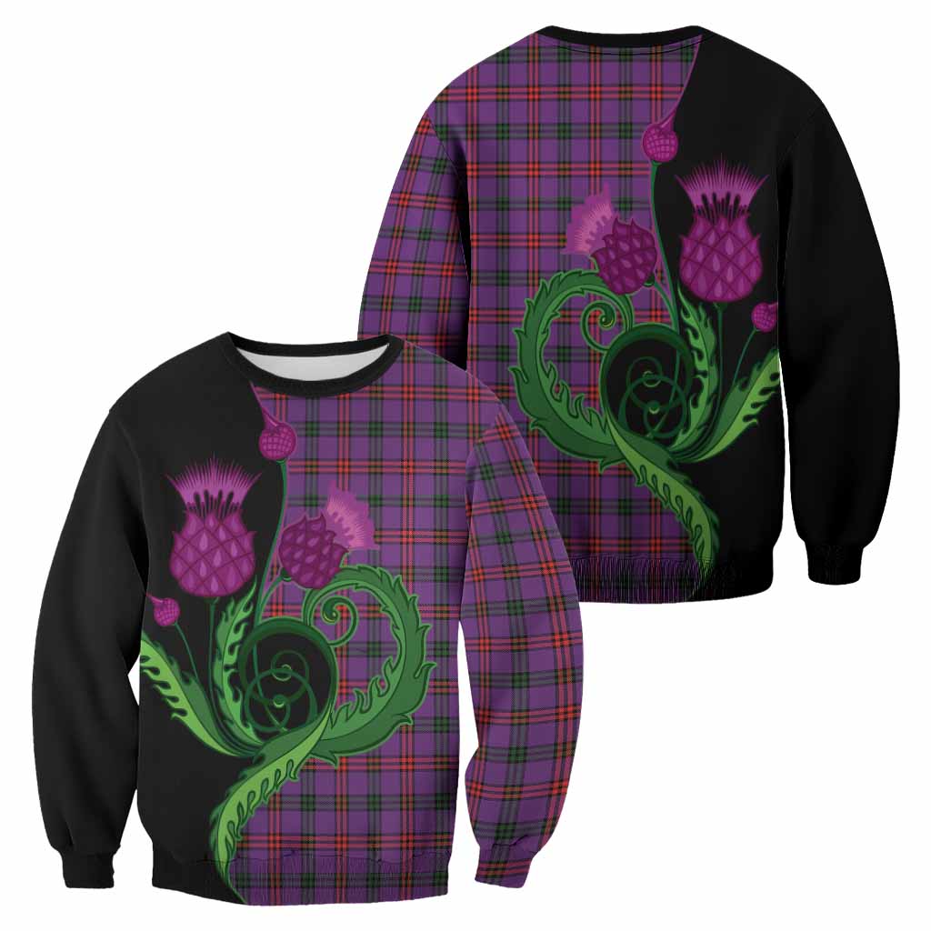 Montgomery Tartan Sweatshirt Traditional Scottish Thistle