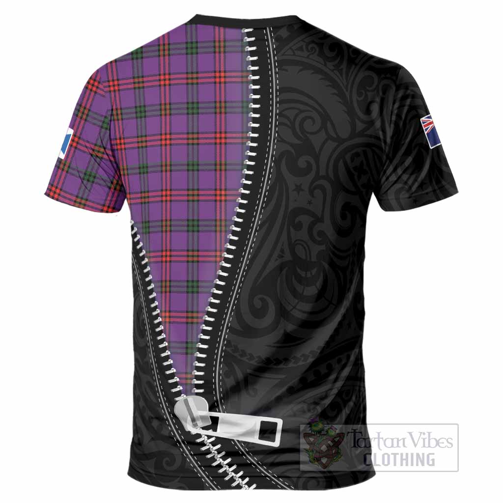 Montgomery Tartan T-Shirt New Zealand Pattern Unique Zipper Stylized