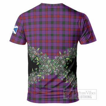 Montgomery Tartan T-Shirt Thistle Scottish Spirit