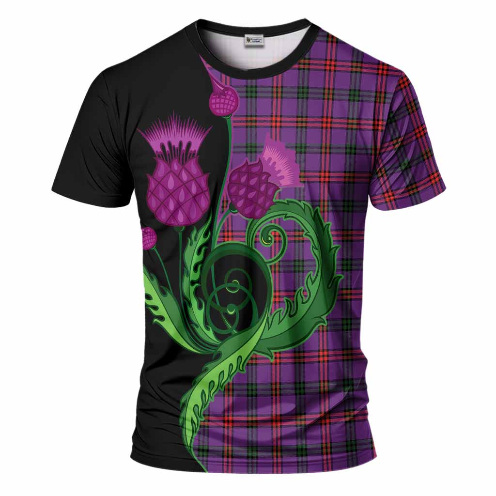 Montgomery Tartan T-Shirt Traditional Scottish Thistle