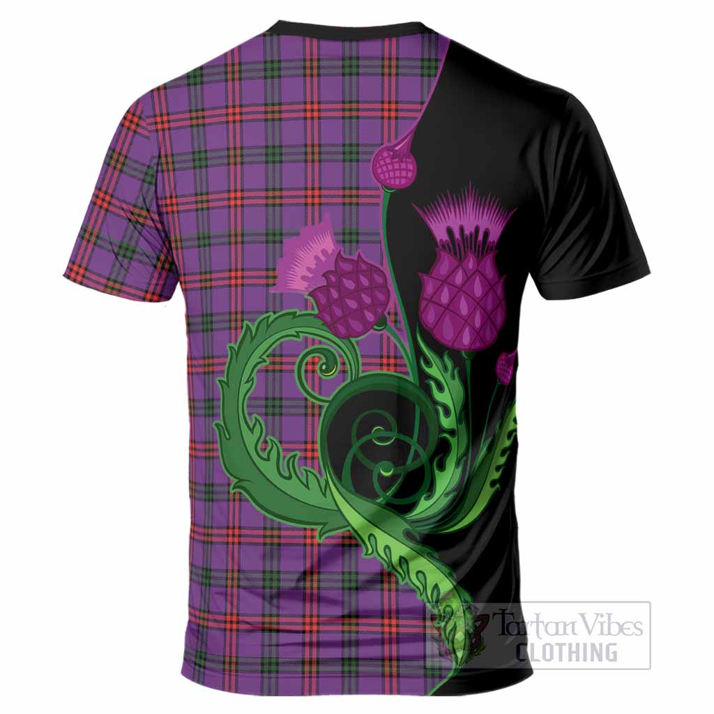 Montgomery Tartan T-Shirt Traditional Scottish Thistle