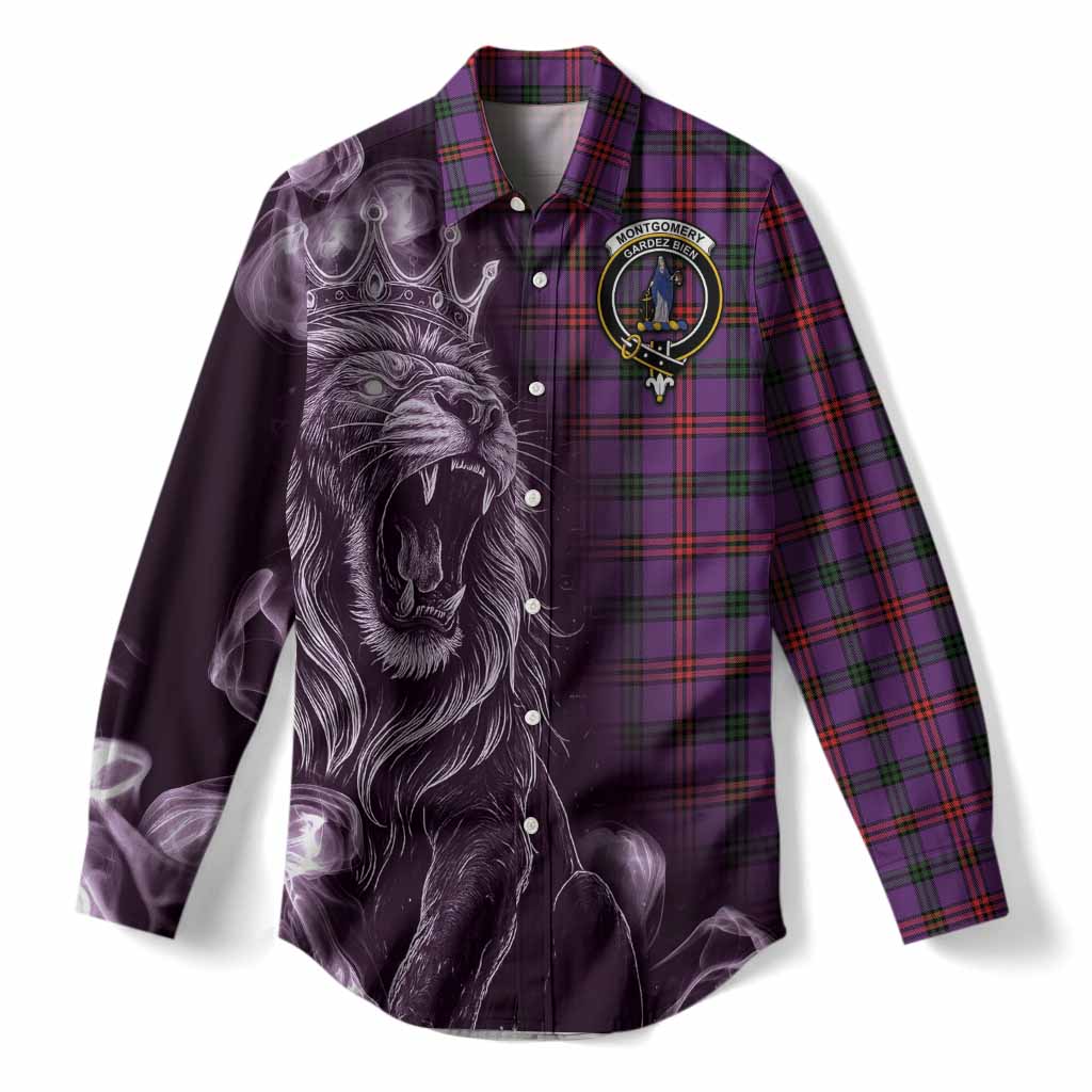 Montgomery Tartan Women Casual Shirt Roaring Lion Heritage