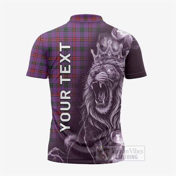 Montgomery Tartan Zipper Polo Shirt Roaring Lion Heritage