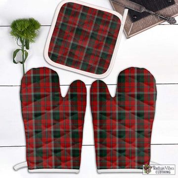 Montrose Tartan Combo Oven Mitt & Pot-Holder Combo 2 Oven Mitt & 1 Pot-Holder Black - Tartan Vibes Clothing