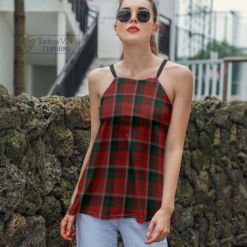 Montrose Tartan Loose Halter Neck Camisole Women - Tartan Vibes Clothing