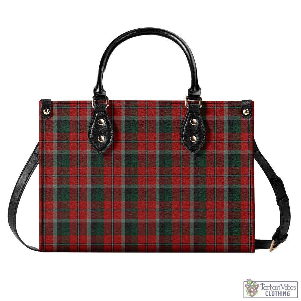Montrose Tartan Luxury Leather Handbags L - Tartan Vibes Clothing