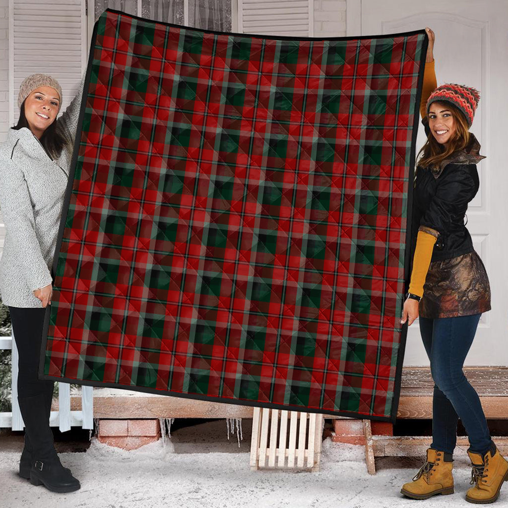 Montrose Tartan Quilt Super King Quilt 91" x 110" - Tartan Vibes Clothing