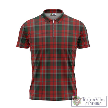 Montrose Tartan Zipper Polo Shirt - Tartan Vibes Clothing