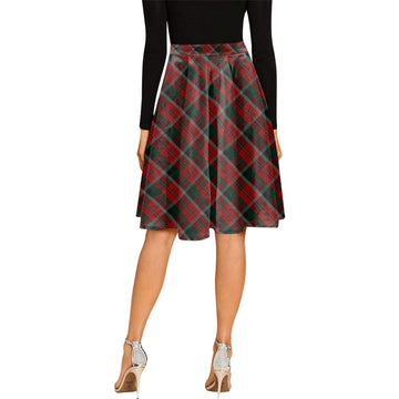 Montrose Tartan Melete Pleated Midi Skirt