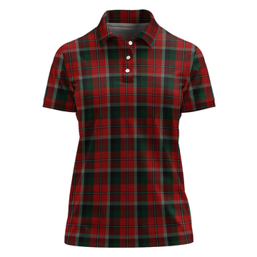 Montrose Tartan Polo Shirt For Women