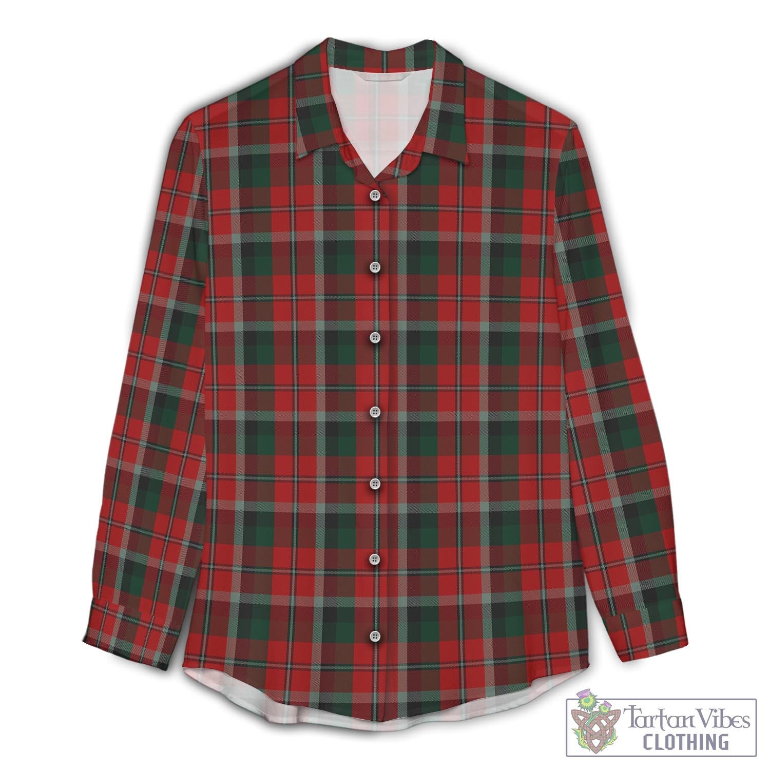 Montrose Tartan Women's Casual Shirt - Tartan Vibes Clothing