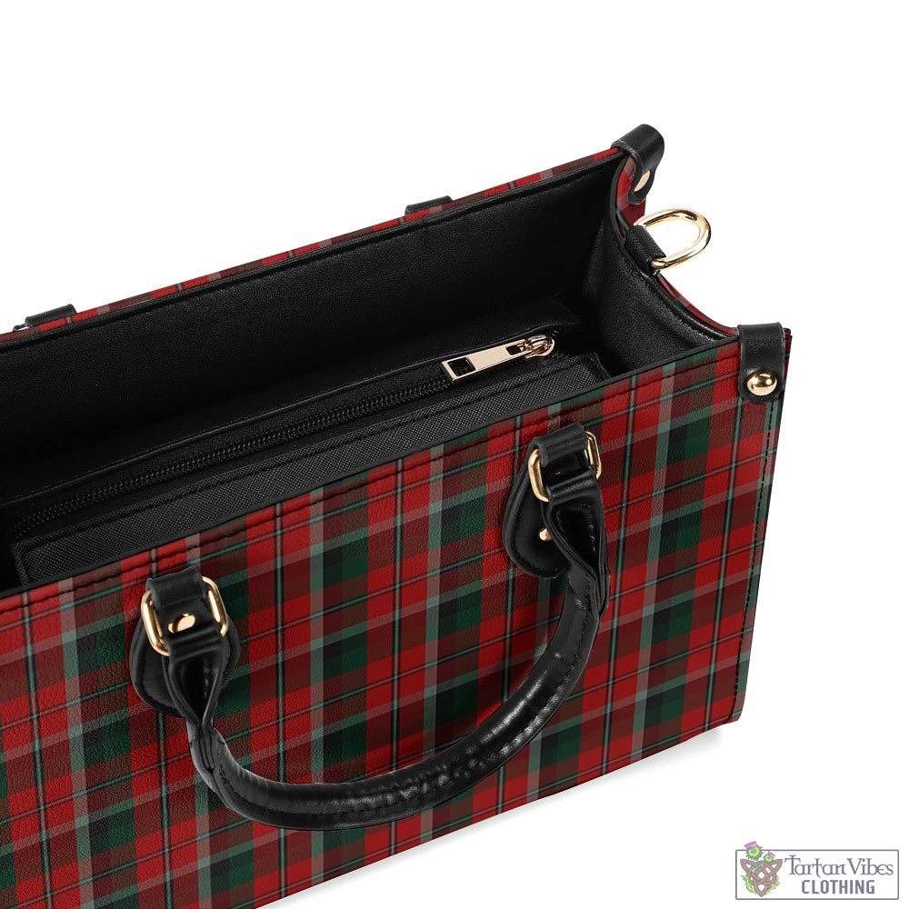 Montrose Tartan Luxury Leather Handbags - Tartan Vibes Clothing