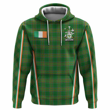 Mooney Irish Clan Coat of Arm Tartan Hoodie Flag Style