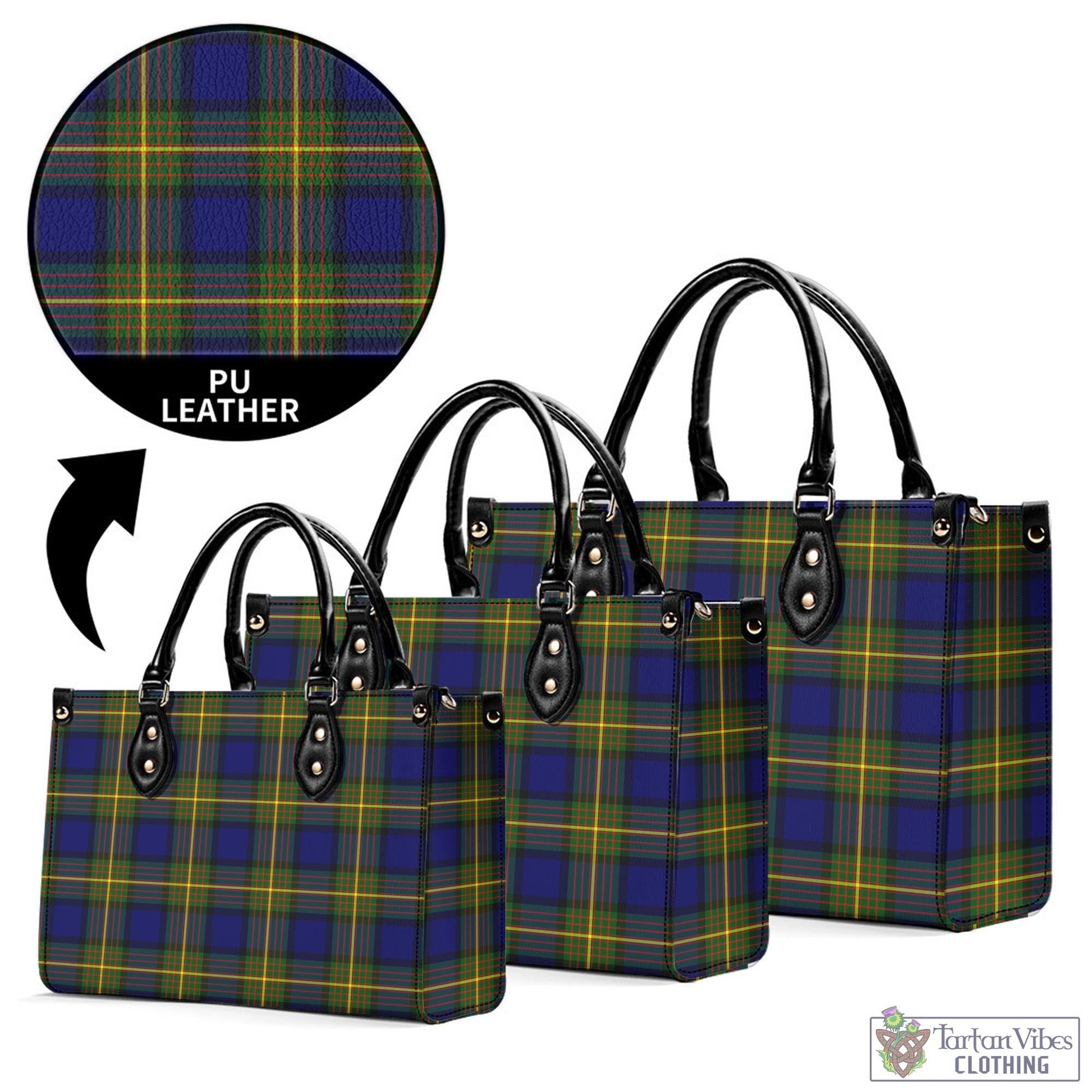 Moore Tartan Luxury Leather Handbags - Tartan Vibes Clothing