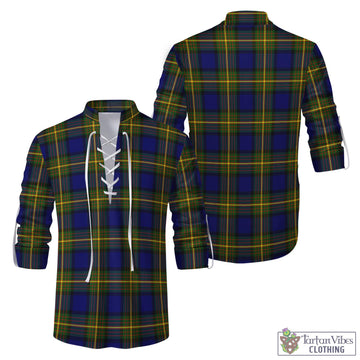Moore Tartan Men's Scottish Traditional Jacobite Ghillie Kilt Shirt Men - Tartan Vibes Clothing