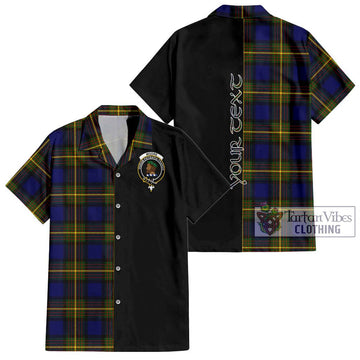 Moore Tartan Hawaiian Shirt with Family Crest and Half Of Me Style Kid - Tartan Vibes Clothing