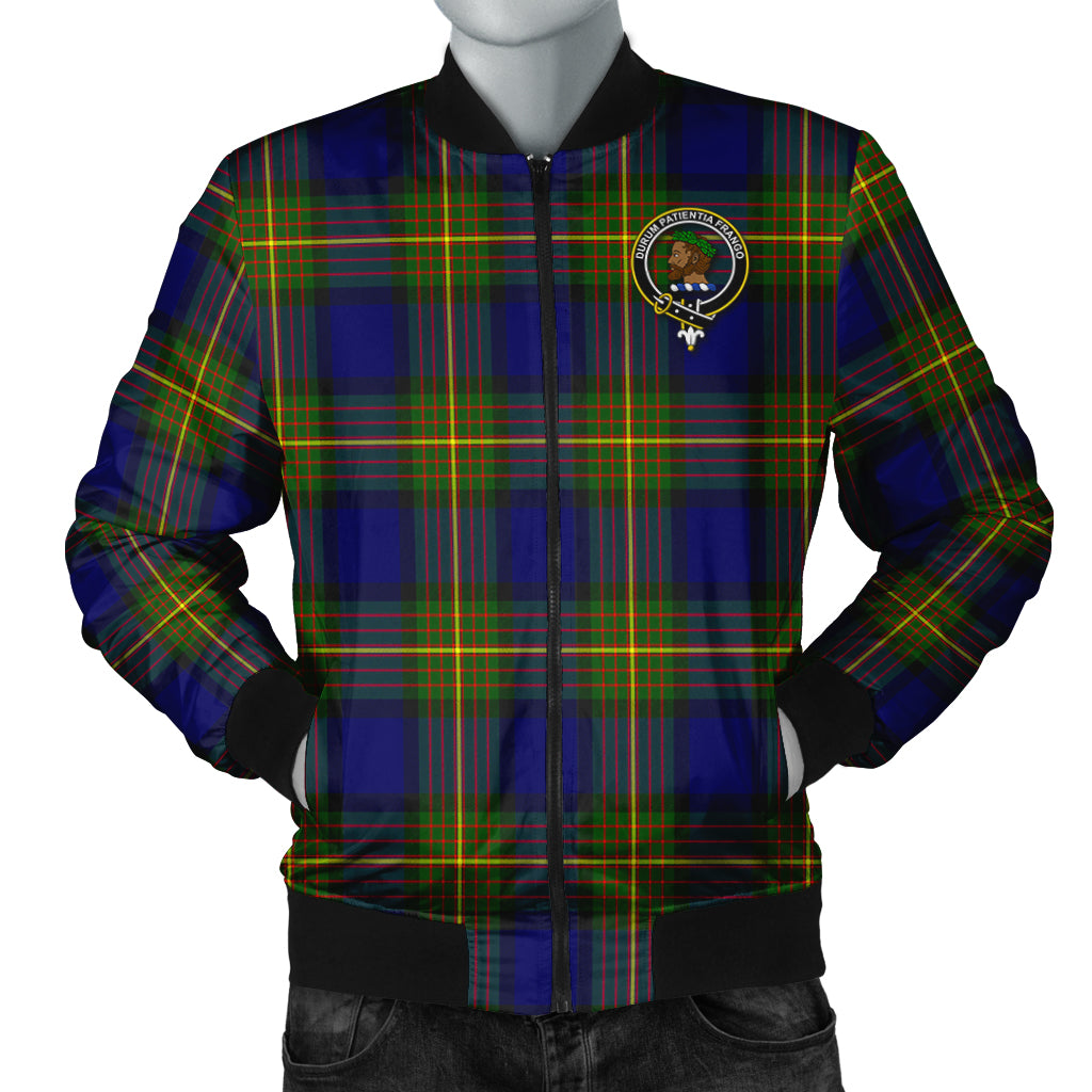 Moore Tartan Bomber Jacket with Family Crest Unisex - Tartan Vibes Clothing