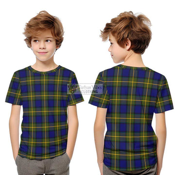 Moore Tartan Kid T-Shirt Youth XL Size14 - Tartan Vibes Clothing