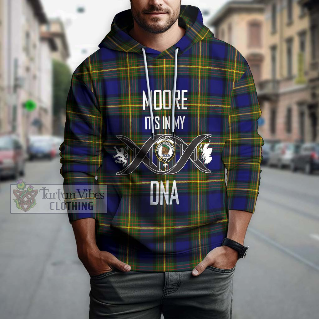 Moore Tartan Hoodie with Family Crest DNA In Me Style Pullover Hoodie - Tartanvibesclothing Shop