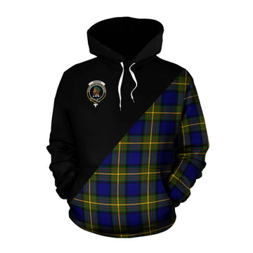 Moore Tartan Cotton Hoodie with Family Crest and Military Logo Style Pullover Hoodie XS - Tartan Vibes Clothing