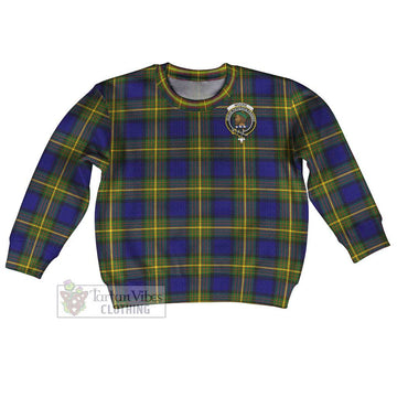 Moore Tartan Kid Ugly Sweater with Family Crest Kid - Tartan Vibes Clothing