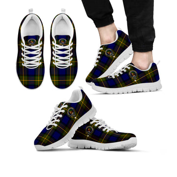 Moore Tartan Sneakers with Family Crest