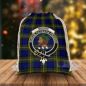 Moore Tartan Christmas Santa's Bag with Family Crest - Tartan Vibes Clothing