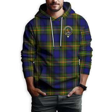 Moore Tartan Hoodie with Family Crest
