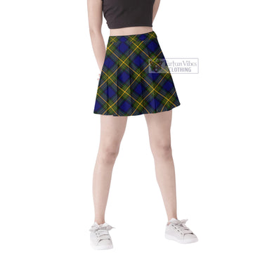 Moore Tartan Women's Plated Mini Skirt Cross Style Female - Tartan Vibes Clothing