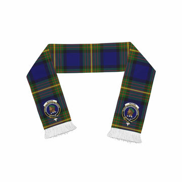 Tartan Vibes Clothing Moore Tartan Ruffneck Scarf with Family Crest
