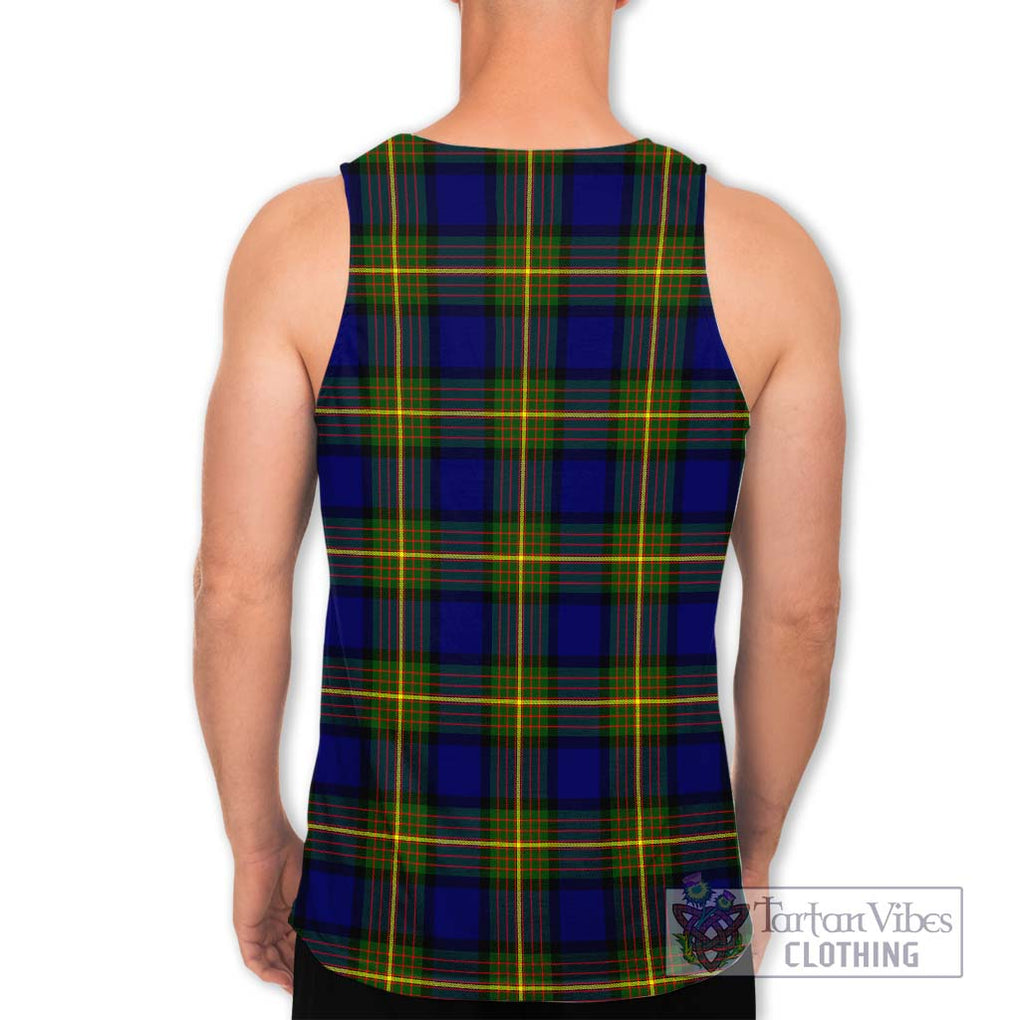 Moore Tartan Men's Tank Top with Family Crest DNA In Me Style - Tartan Vibes Clothing