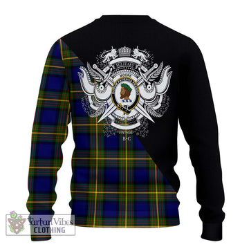 Moore Tartan Ugly Sweater with Family Crest and Military Logo Style - Tartan Vibes Clothing