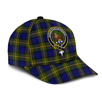 Moore Tartan Classic Cap with Family Crest
